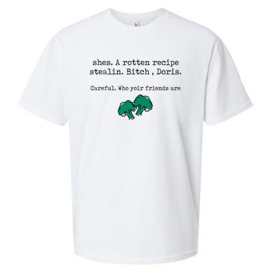 Internet Drama Broccoli Casserole Recipe Stealing Sueded Cloud Jersey T-Shirt