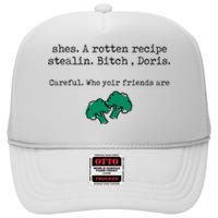 Internet Drama Broccoli Casserole Recipe Stealing High Crown Mesh Back Trucker Hat