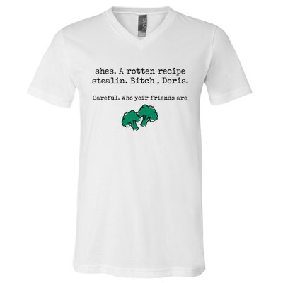 Internet Drama Broccoli Casserole Recipe Stealing V-Neck T-Shirt