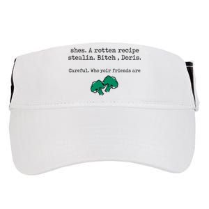 Internet Drama Broccoli Casserole Recipe Stealing Adult Drive Performance Visor