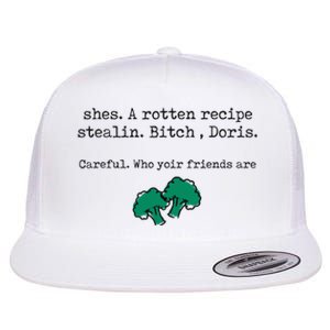 Internet Drama Broccoli Casserole Recipe Stealing Flat Bill Trucker Hat