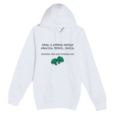 Internet Drama Broccoli Casserole Recipe Stealing Premium Pullover Hoodie