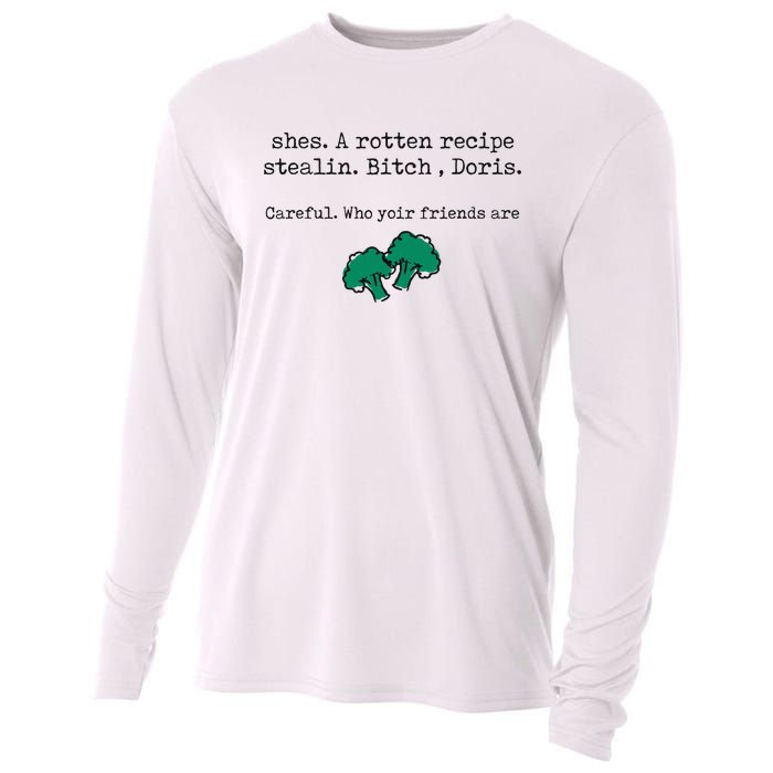 Internet Drama Broccoli Casserole Recipe Stealing Cooling Performance Long Sleeve Crew