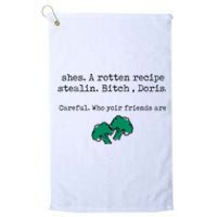 Internet Drama Broccoli Casserole Recipe Stealing Platinum Collection Golf Towel