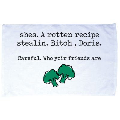 Internet Drama Broccoli Casserole Recipe Stealing Microfiber Hand Towel