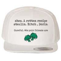 Internet Drama Broccoli Casserole Recipe Stealing Wool Snapback Cap