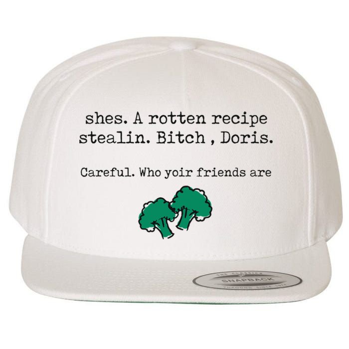 Internet Drama Broccoli Casserole Recipe Stealing Wool Snapback Cap