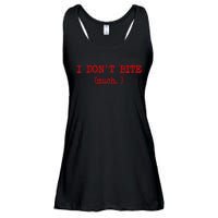 I DonT Bite Much Funny Meme Ladies Essential Flowy Tank