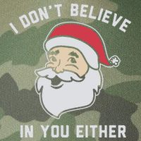 I Don't Believe In You Either Santa Claus Legacy Tie Dye Trucker Hat