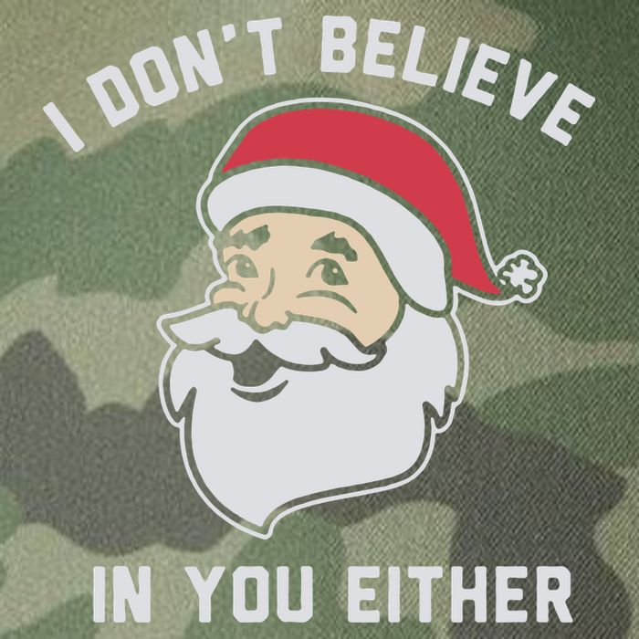 I Don't Believe In You Either Santa Claus Legacy Tie Dye Trucker Hat