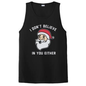 I Don't Believe In You Either Santa Claus PosiCharge Competitor Tank