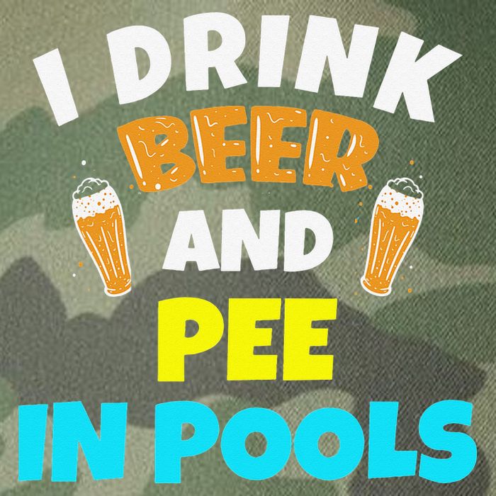 I Drink Beer And Pee in Pools Lake River Gifts Legacy Tie Dye Trucker Hat