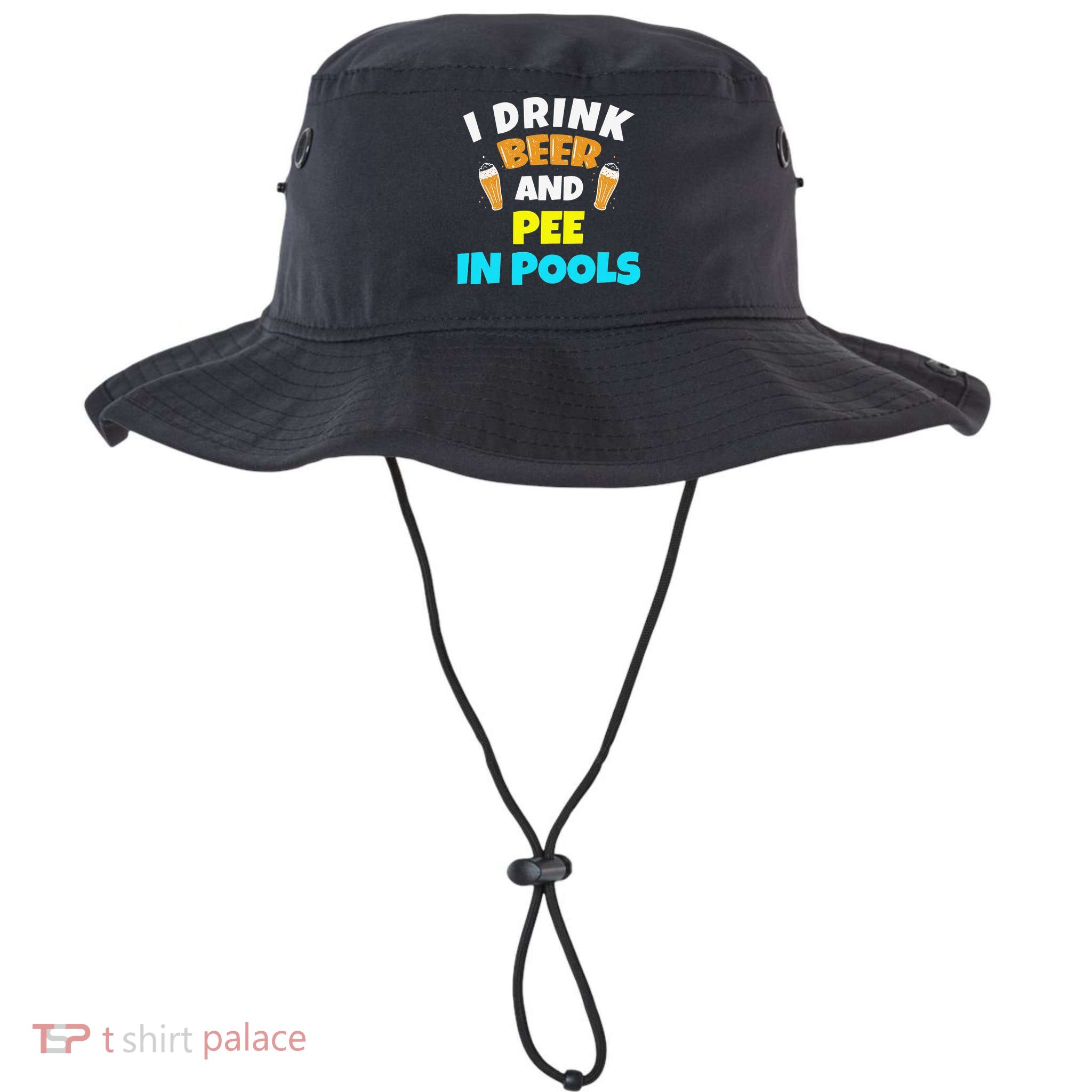 I Drink Beer And Pee in Pools Lake River Gifts Bucket Hat