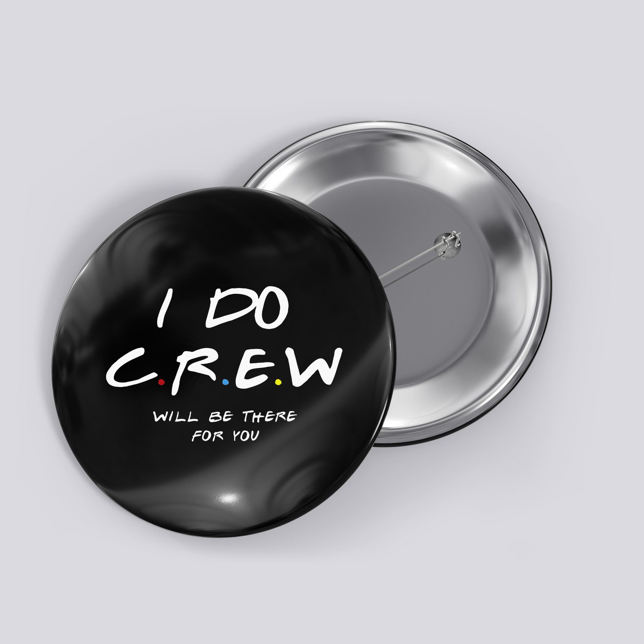 I Do Crew Bachelorette Party Men & Women Button