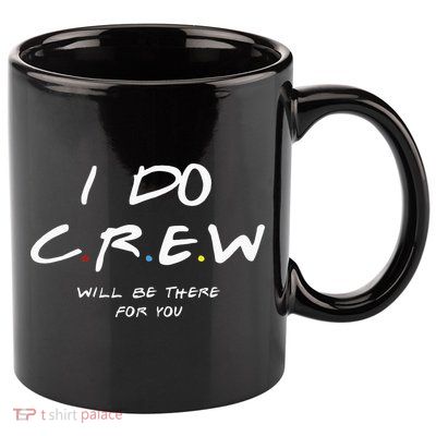 I Do Crew Bachelorette Party Men & Women 11oz C Handle Ceramic Mug