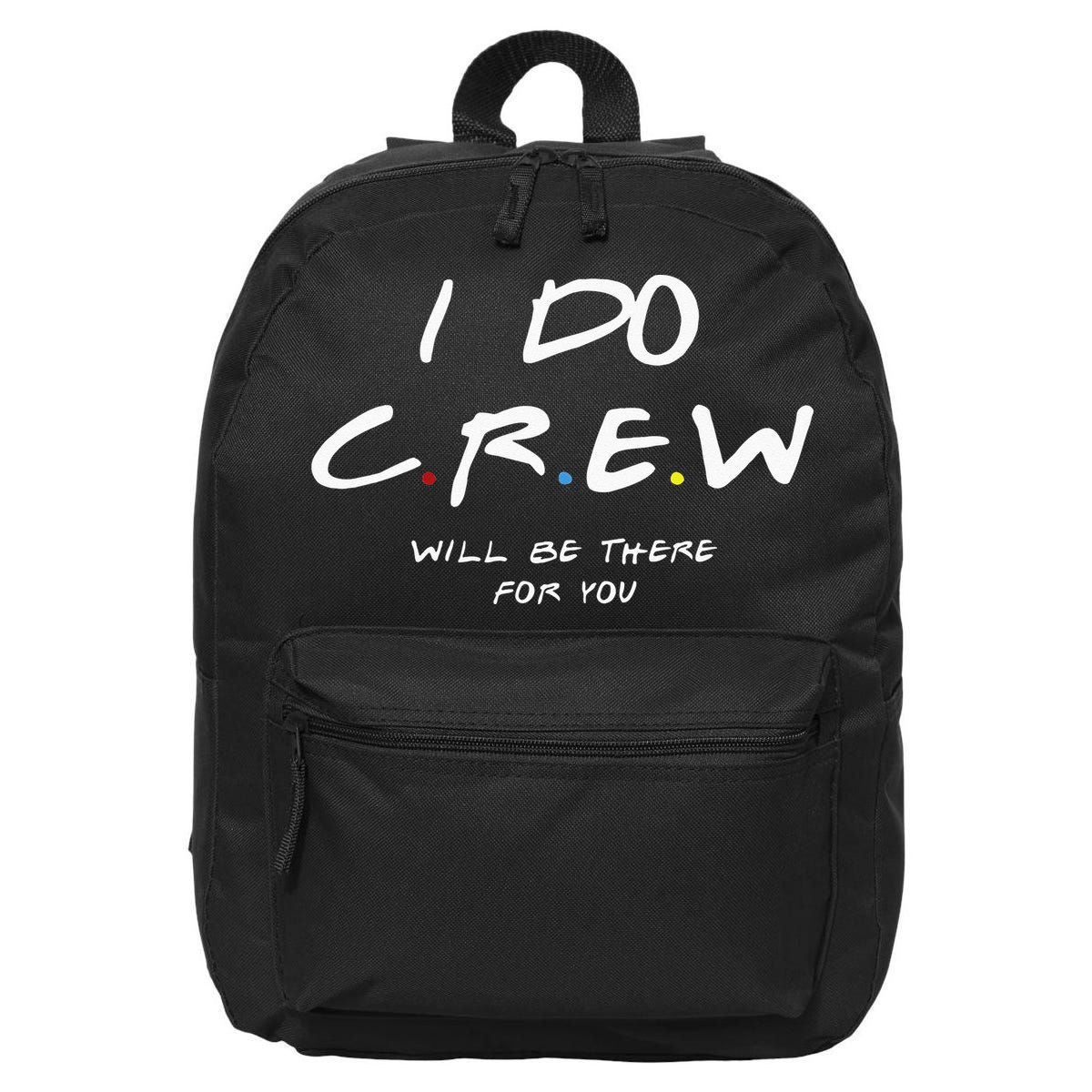 I Do Crew Bachelorette Party Men & Women 16 in Basic Backpack