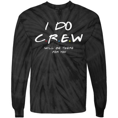 I Do Crew Bachelorette Party Men & Women Tie-Dye Long Sleeve Shirt