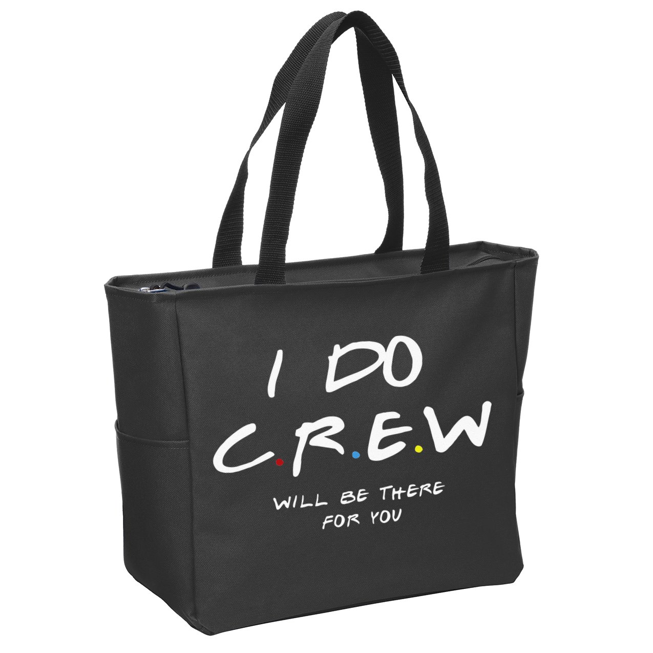 I Do Crew Bachelorette Party Men & Women Zip Tote Bag