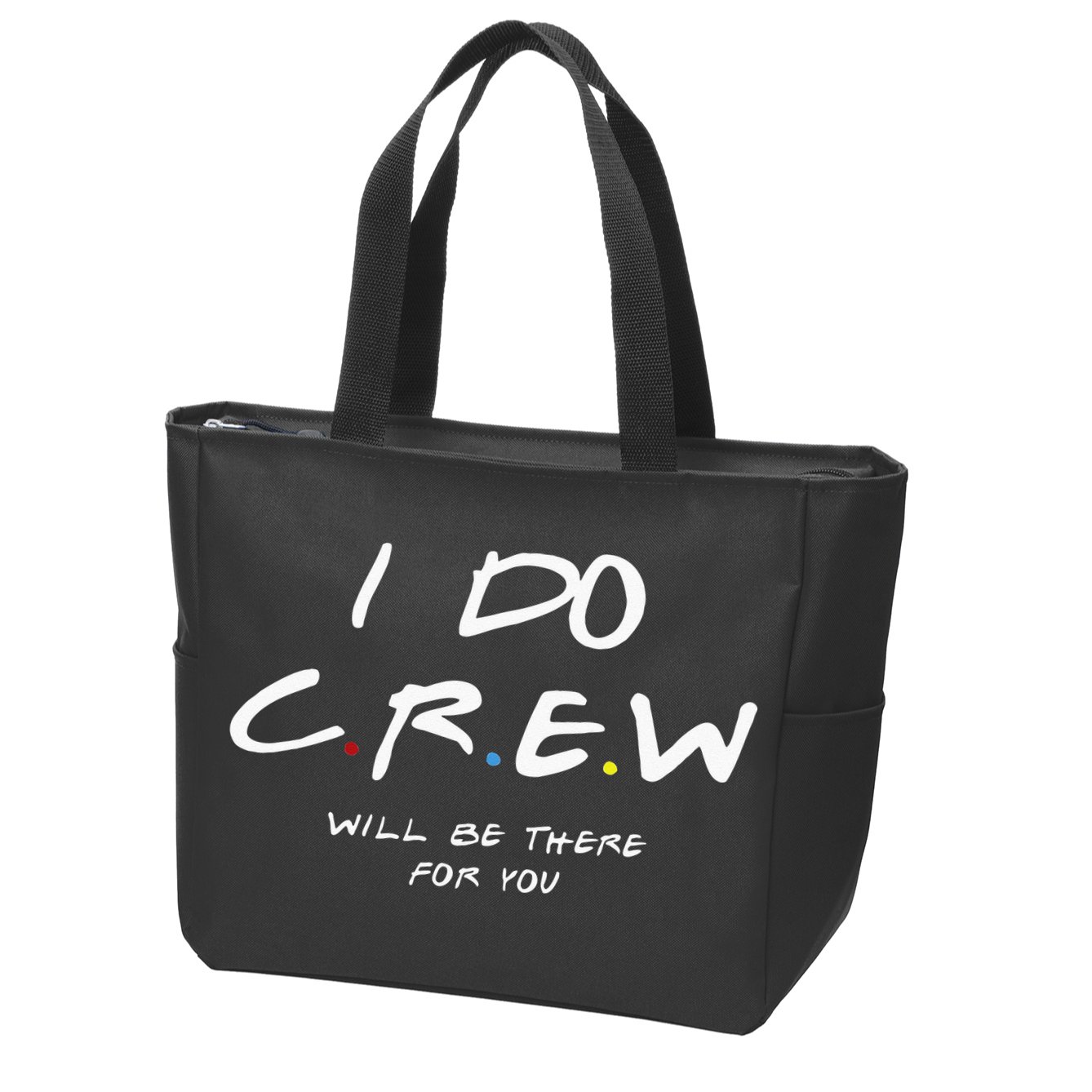 I Do Crew Bachelorette Party Men & Women Zip Tote Bag