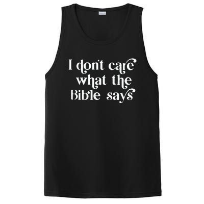 I Don’T Care What The Bible Says PosiCharge Competitor Tank