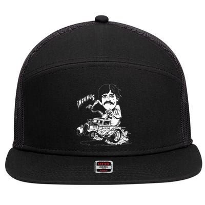 I.N.C.U.B.U.S Drive Chuck 7 Panel Mesh Trucker Snapback Hat