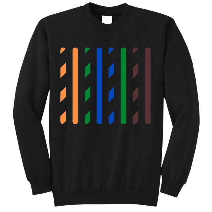 IT Data Cable RJ45 T568B Pinout Funny Data Technician Gift Sweatshirt