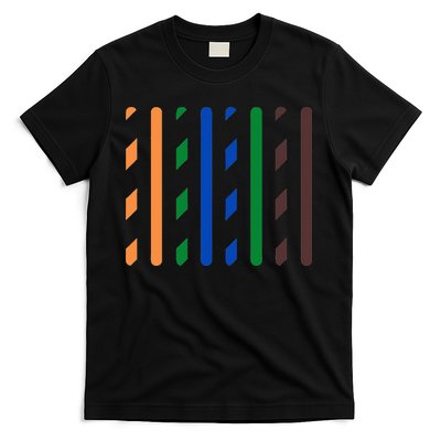 IT Data Cable RJ45 T568B Pinout Funny Data Technician Gift T-Shirt