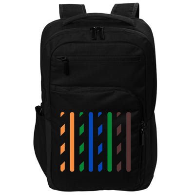 IT Data Cable RJ45 T568B Pinout Funny Data Technician Gift Impact Tech Backpack