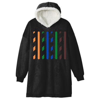 IT Data Cable RJ45 T568B Pinout Funny Data Technician Gift Hooded Wearable Blanket