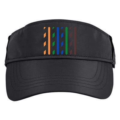 IT Data Cable RJ45 T568B Pinout Funny Data Technician Gift Adult Drive Performance Visor