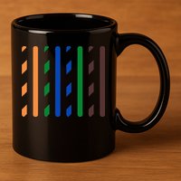 IT Data Cable RJ45 T568B Pinout Funny Data Technician Gift 11oz C Handle Ceramic Mug