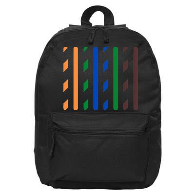 IT Data Cable RJ45 T568B Pinout Funny Data Technician Gift 16 in Basic Backpack