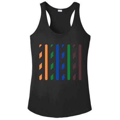 IT Data Cable RJ45 T568B Pinout Funny Data Technician Gift Ladies PosiCharge Competitor Racerback Tank