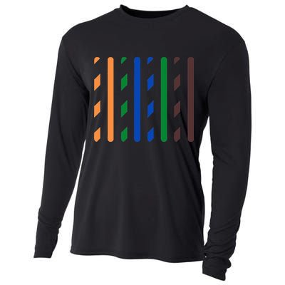IT Data Cable RJ45 T568B Pinout Funny Data Technician Gift Cooling Performance Long Sleeve Crew