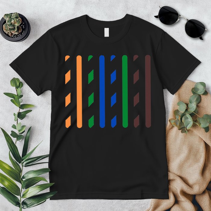 IT Data Cable RJ45 T568B Pinout Funny Data Technician Gift Premium T-Shirt