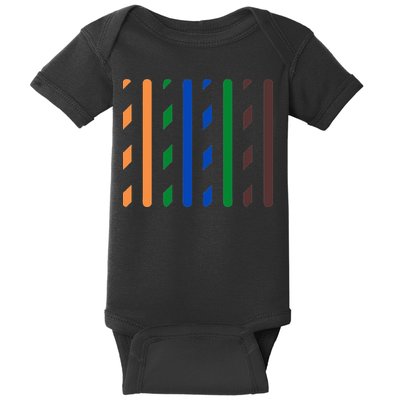 IT Data Cable RJ45 T568B Pinout Funny Data Technician Gift Baby Bodysuit