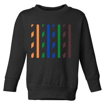 IT Data Cable RJ45 T568B Pinout Funny Data Technician Gift Toddler Sweatshirt