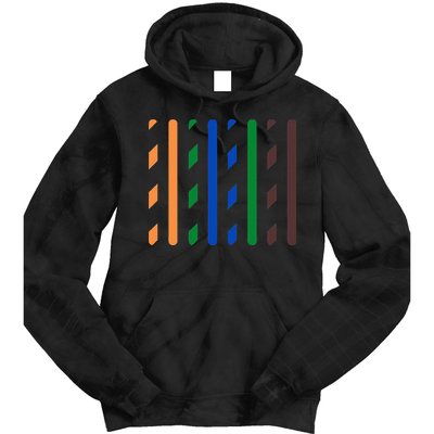 IT Data Cable RJ45 T568B Pinout Funny Data Technician Gift Tie Dye Hoodie