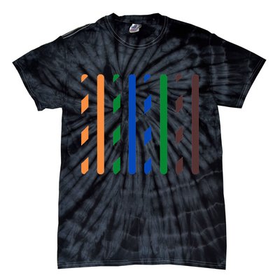 IT Data Cable RJ45 T568B Pinout Funny Data Technician Gift Tie-Dye T-Shirt