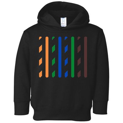 IT Data Cable RJ45 T568B Pinout Funny Data Technician Gift Toddler Hoodie