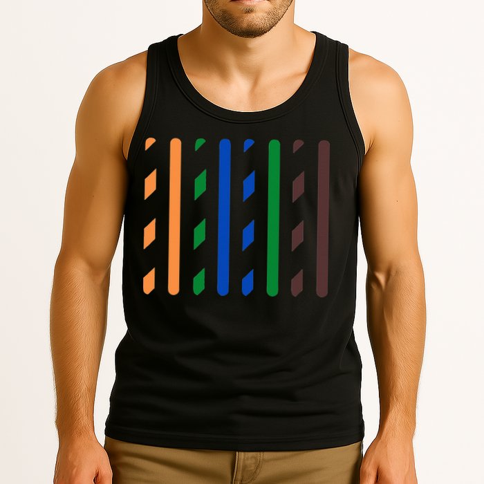 IT Data Cable RJ45 T568B Pinout Funny Data Technician Gift Tank Top