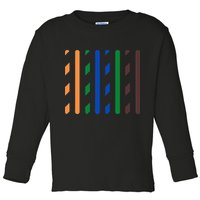 IT Data Cable RJ45 T568B Pinout Funny Data Technician Gift Toddler Long Sleeve Shirt