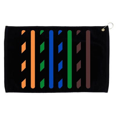 IT Data Cable RJ45 T568B Pinout Funny Data Technician Gift Grommeted Golf Towel