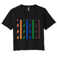 IT Data Cable RJ45 T568B Pinout Funny Data Technician Gift Crop Top