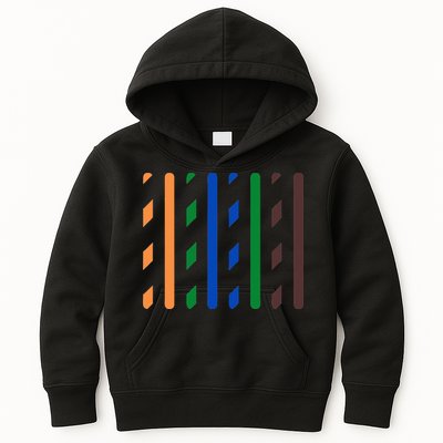 IT Data Cable RJ45 T568B Pinout Funny Data Technician Gift Kids Hoodie
