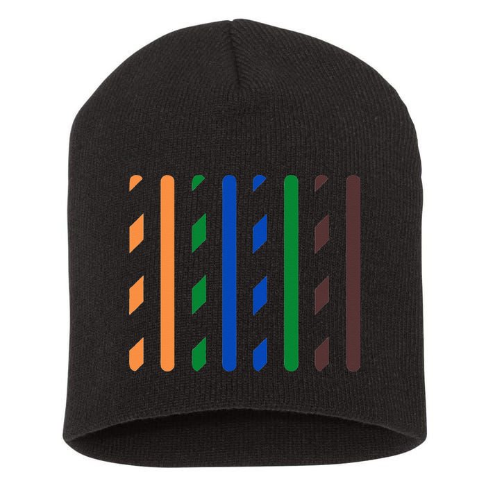 IT Data Cable RJ45 T568B Pinout Funny Data Technician Gift Short Acrylic Beanie