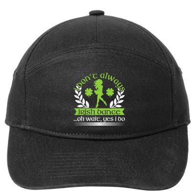 Irish Dance Costume Feis And Shamrock Ireland Irish Dancing Gift 7-Panel Snapback Hat