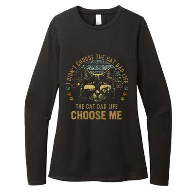 I Didn't Choose The Cat Dad Life The Cat Dad Life Choose Me Womens CVC Long Sleeve Shirt