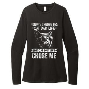 I Didnt Choose The Cat Dad Life The Cat Dad Life Chose Me Womens CVC Long Sleeve Shirt