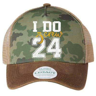 I Do Crew Bride 2024 Squad Bridal Party Bachelorette Shower  Legacy Tie Dye Trucker Hat